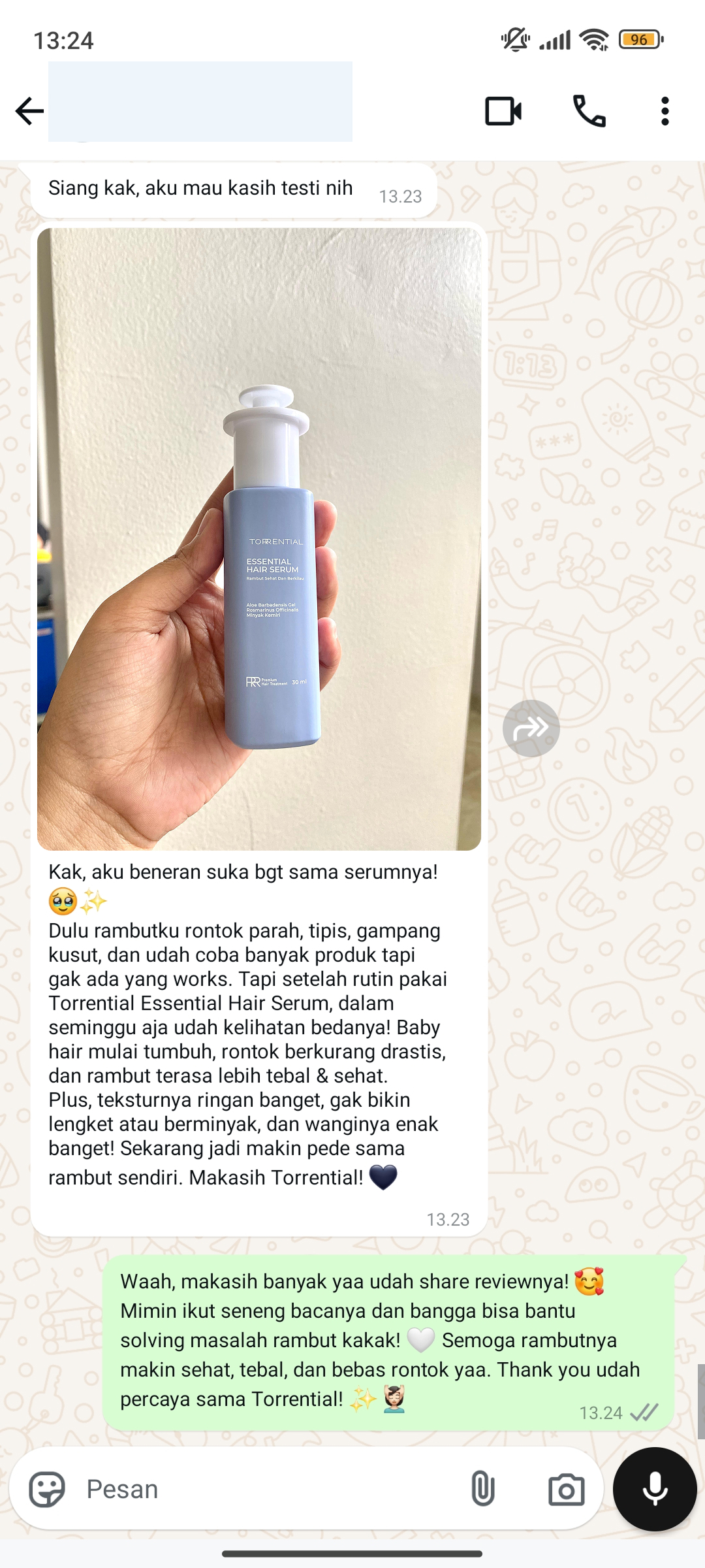 Testi Hair Serum Baru 02