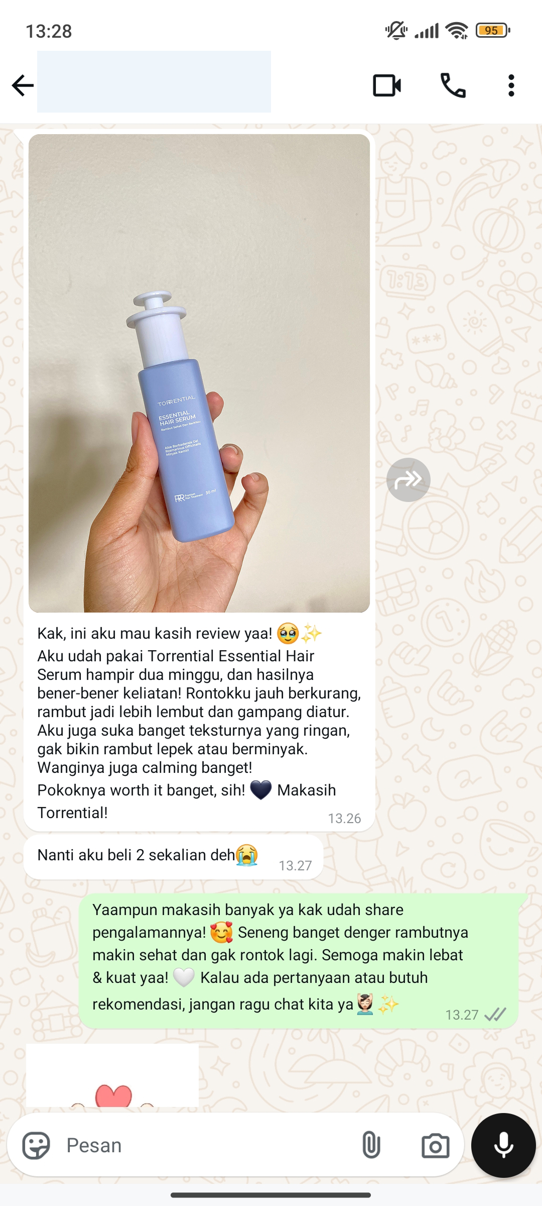 Testi Hair Serum Baru 03